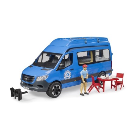 Bruder Sprinter Camping Mercedes Benz cu sofer si accesorii Bruder - 1